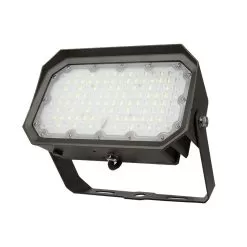 70W LED Flood Light With Yoke Mount - 9,100 Lumens - 250W Metal Halide Equivalent - 5000K