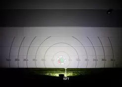 90W LED Flood Light - Yoke Mount - 400W MH - 12,600 Lumens - 5000K -Lighting Decoration Store afld2 50k90 110 u store wall spread up1