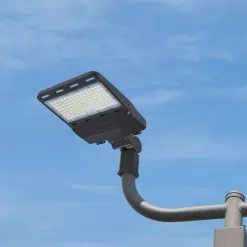 185W LED Parking Lot Area Light- 31,450 Lumens - 750W MH Equivalent - 5000K - Optional Photocell - With Mount -Lighting Decoration Store ald 50k19w c brc3 x x app 2 1 1