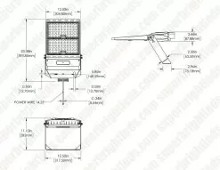 300W LED Flood Light With Yoke Mount - 42,000 Lumens - 1,000W MH Equivalent - 5000K 22 300W LED Flood Light With Yoke Mount - 42,000 Lumens - 1,000W MH Equivalent - 5000K -Lighting Decoration Store ald 50k30w c brc3 2022 fb