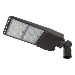 300W LED Parking Lot Area Light With Knuckle Slipfitter Mount - 42,000 Lumens - 1,000W MH Equivalent - 5000K