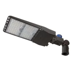 300W LED Parking Lot Area Light With Knuckle Slipfitter Mount - Photocell Included - 42,000 Lumens - 1,000W MH Equivalent - 5000K