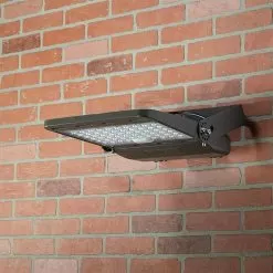 150W LED Flood Light With Yoke Mount - 21,000 Lumens - 400W MH Equivalent - 5000K -Lighting Decoration Store ald 50kxw c brc3 fb u bracket installed 1