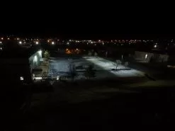 150W LED Parking Lot Area Light With Knuckle Slipfitter Mount - 21,000 Lumens - 400W MH Equivalent - 5000K -Lighting Decoration Store apl x150 drone parking lot 2