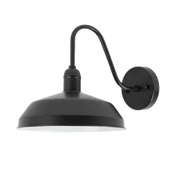 Gooseneck Light - Black 9” Shade LED Barn Light - 900 Lumens - 3000K / 4000K