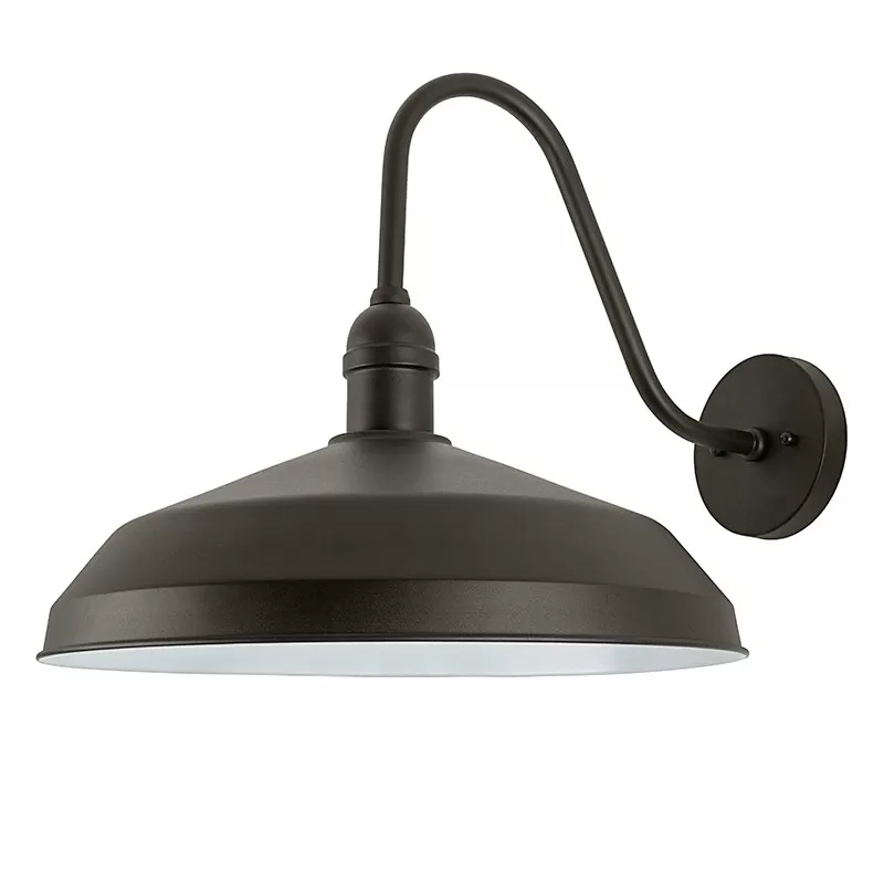 Gooseneck Light - Bronze 15.6” Shade LED Barn Light - 1500 Lumens - 3000K / 4000K 1 Gooseneck Light - Bronze 15.6” Shade LED Barn Light - 1500 Lumens - 3000K / 4000K