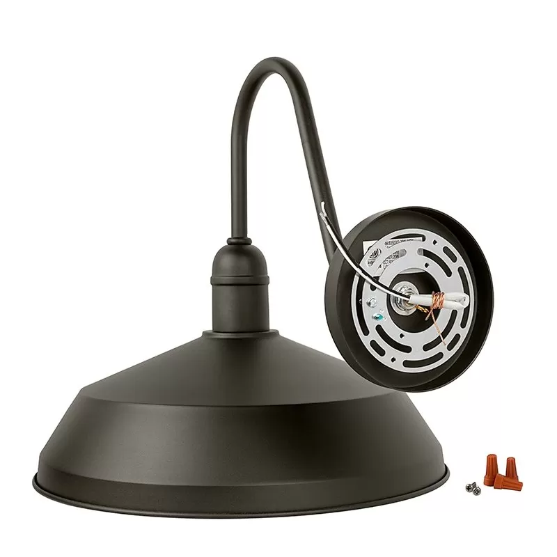 Gooseneck Light - Bronze 15.6” Shade LED Barn Light - 1500 Lumens - 3000K / 4000K 4 Gooseneck Light - Bronze 15.6” Shade LED Barn Light - 1500 Lumens - 3000K / 4000K - Image 4