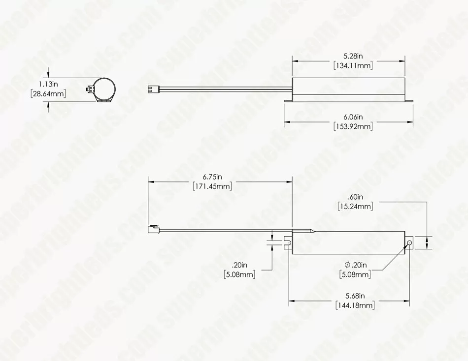In-Fixture Compact Emergency LED Driver And Battery Pack - 8W - 24-48 VDC 9 In-Fixture Compact Emergency LED Driver And Battery Pack - 8W - 24-48 VDC - Image 9