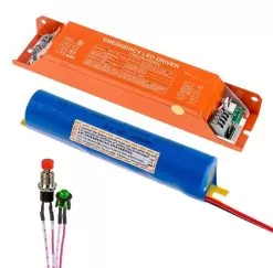 In-Fixture Compact Emergency LED Driver And Battery Pack - 8W - 24-48 VDC