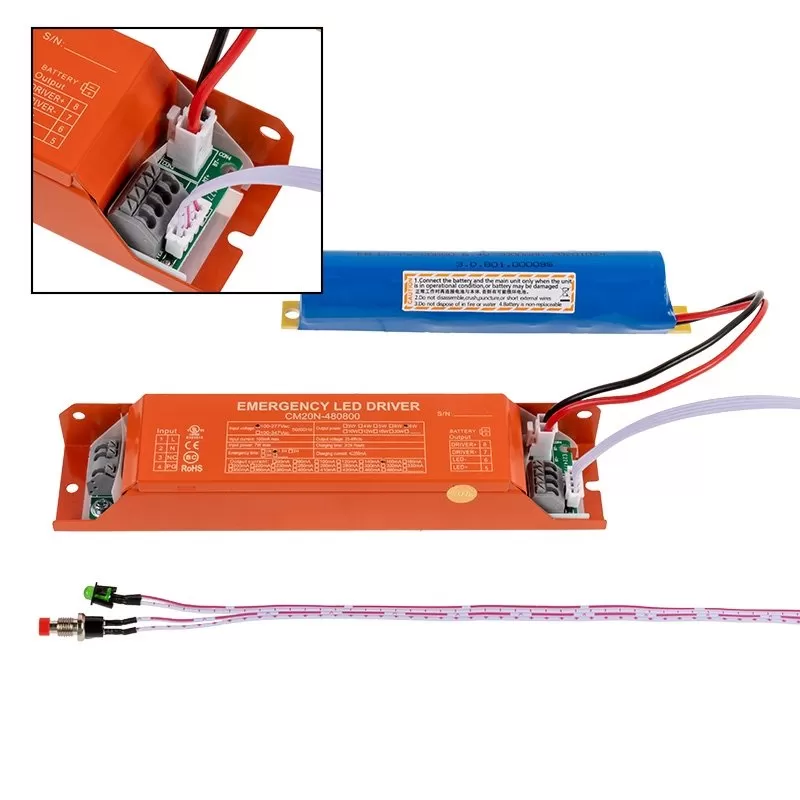 In-Fixture Compact Emergency LED Driver And Battery Pack - 8W - 24-48 VDC 3 In-Fixture Compact Emergency LED Driver And Battery Pack - 8W - 24-48 VDC - Image 3