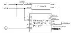 In-Fixture Compact Emergency LED Driver And Battery Pack - 8W - 24-48 VDC 14 In-Fixture Compact Emergency LED Driver And Battery Pack - 8W - 24-48 VDC -Lighting Decoration Store bld cm20n 480800 wireing diagram