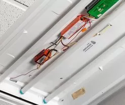 LED Emergency Battery Backup Lighting Kit - 6W - 760 Lumens -Lighting Decoration Store bld emk yyy installed in troffer open