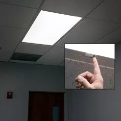 Slim Profile Emergency Backup Driver And Battery - 7W - 30-60 VDC Output - BLD-YT08D-XXX -Lighting Decoration Store bld yt08d xxx installed in ceiling panel