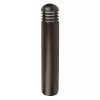Round Top LED Bollard Light With Louvers - Bronze Finish - 10W - 180 Lumens - 4000K