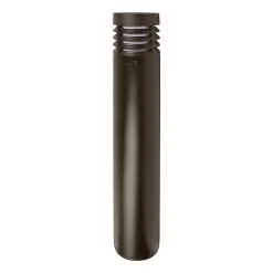 Flat Top LED Bollard Light With Louvers - Bronze Finish - 10W - 180 Lumens - 4000K