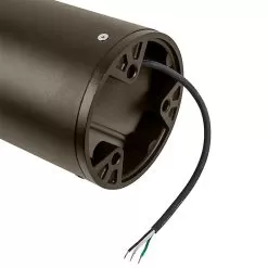 Flat Top LED Bollard Light With Louvers - Bronze Finish - 10W - 180 Lumens - 4000K -Lighting Decoration Store blr 40k10w 740 brtl wire2