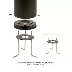 Round LED Bollard Light - Architectural Dual-Side Throw With Optional Cover Plate - Bronze Finish - 14W - 3000K / 4000K / 5000K 17 Round LED Bollard Light - Architectural Dual-Side Throw With Optional Cover Plate - Bronze Finish - 14W - 3000K / 4000K / 5000K -Lighting Decoration Store blra kit with bollardv1