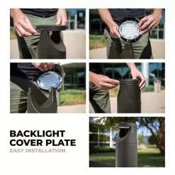 Round LED Bollard Light - Architectural Dual-Side Throw With Optional Cover Plate - Bronze Finish - 14W - 3000K / 4000K / 5000K 19 Round LED Bollard Light - Architectural Dual-Side Throw With Optional Cover Plate - Bronze Finish - 14W - 3000K / 4000K / 5000K -Lighting Decoration Store blra xk14w 367 obr how to updated