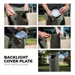 Side Throw LED Bollard Light With Cover Plate- Round / Flat Top - Architectural Bronze Finish - 14W - 1,680 Lumens - 3000K / 4000K / 5000K -Lighting Decoration Store blra xk14w 367 obr how to updated 1