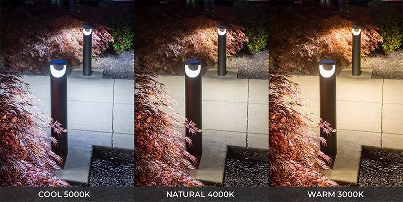 Round LED Bollard Light - Architectural Dual-Side Throw With Optional Cover Plate - Bronze Finish - 14W - 3000K / 4000K / 5000K 12 Round LED Bollard Light - Architectural Dual-Side Throw With Optional Cover Plate - Bronze Finish - 14W - 3000K / 4000K / 5000K - Image 12