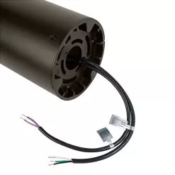 Side Throw LED Bollard Light With Cover Plate- Round / Flat Top - Architectural Bronze Finish - 14W - 1,680 Lumens - 3000K / 4000K / 5000K -Lighting Decoration Store blra xk14w 367 obr wire 1