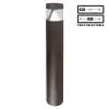 Round LED Bollard With Selectable Wattage And CCT - Bronze Finish - Cone Reflector - 12W / 16W / 22W - 3000K / 4000K / 5000K