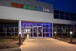 Round LED Bollard With Selectable Wattage And CCT - Bronze Finish - Cone Reflector - 12W / 16W / 22W - 3000K / 4000K / 5000K -Lighting Decoration Store blrb xk22w 742 application updated2