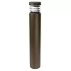 Round LED Bollard Light With Louvers - Bronze Finish - 25W - 1850 Lumens - 3000K / 4000K / 5000K