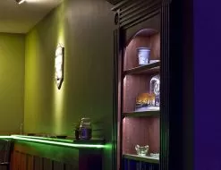 Linear LED Light Bar Fixture - 360 Lumens - Green - 44 Inch -Lighting Decoration Store bookshelf led light bar basement