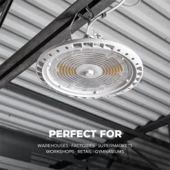 MaxLite Round ECO Pendant High Bay GEN2 Controls Ready - 180W / 200W / 240W - 3500K / 4000K / 5000K -Lighting Decoration Store bphe2 u180wcs perfect for