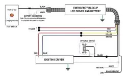 DiodeDrive Emergency Back-Up LED Driver - 20W - 15-55 VDC Output -Lighting Decoration Store ccedwiringdiagram