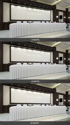 4" LED Commercial Recessed Downlight - Selectable CCT - Selectable Wattage - Dimmable - 600-1200 Lumens - CDL4D-SW3B-SP12W -Lighting Decoration Store cdl4d sw3b sp12w cove lighting at reception hall wattage no icon