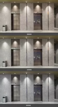 6" LED Commercial Recessed Downlight - Selectable CCT - Selectable Wattage - Dimmable - 800-1600 Lumens -Lighting Decoration Store cdl6d sw3b sp16w elevators cct no icon