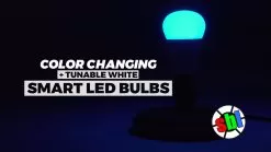A19 MiBoxer RGB+Tunable White Smart LED Bulb - Hubless - 9W - 60W Equivalent - 850 Lumens - Optional RF Remote -Lighting Decoration Store colorchangingtunablewhitesmartbulbsthumb