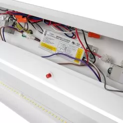 4' Linear LED Stairwell Corner Light - Battery Backup - 5,400 Lumens - 5000K -Lighting Decoration Store crn4 50k45 em emergency backup