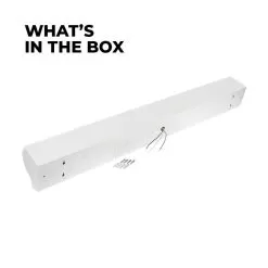 4’ LED Stairwell Fixture - Selectable Wattage - Selectable CCT - Up To 6,600 Lumens - 35W / 45W / 55W - 3500K / 4000K / 5000K