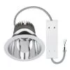 Commercial LED Downlight Retrofit For 10" Cans - Recessed Light With Reflector Trim - 300W Equivalent - 2900 Lumens