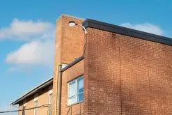 LED Dusk To Dawn Area Light - Integrated Photocell - Selectable CCT And Wattage - 72W / 96W / 120W - Up To 15,600 Lumens -Lighting Decoration Store ddal sw3b120 with pole mount on building