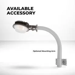 LED Dusk To Dawn Area Light - Integrated Photocell - Selectable CCT And Wattage - 36W / 48W / 60W - Up To 7,800 Lumens -Lighting Decoration Store ddal sw3b60 r1 available accessory 1 1