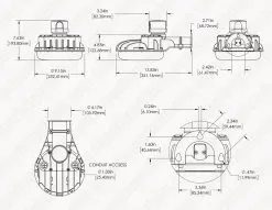LED Dusk To Dawn Area Light - Included Photocell - Selectable CCT And Wattage - 29W / 40W / 60W - Up To 8,400 Lumens -Lighting Decoration Store ddal sw3b60w br3npt5 am50s
