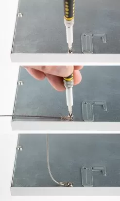 2'x2' Even-Glow® LED Flat Panel Light Fixture - Surface Mount - 40W - Dimmable - 3000K - White With Drop Ceiling Mount -Lighting Decoration Store dimmable 40w led panel light fixture 1x4 3 steps for hanging kit