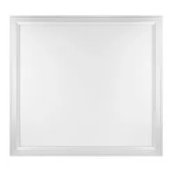 2'x2' Even-Glow® LED Flat Panel Light Fixture - Surface Mount - 40W - Dimmable - 3000K - White With Drop Ceiling Mount -Lighting Decoration Store dimmable 40w led panel light fixture 2x2 front