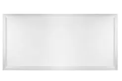 2'x4' Even-Glow® LED Flat Panel Light Fixture - Surface Mount - 40W - Dimmable - 4000K - Black With Surface Mount -Lighting Decoration Store dimmable 40w led panel light fixture 2x4 front