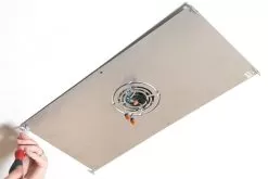 2'x2' Even-Glow® LED Flat Panel Light Fixture - Surface Mount - 40W - Dimmable - 3000K - White With Drop Ceiling Mount -Lighting Decoration Store dimmable 40w led panel light fixture on0123456