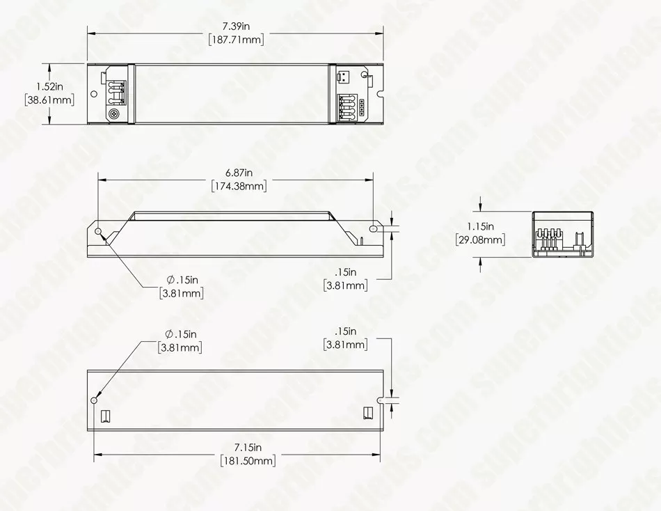In-Fixture Compact Emergency LED Driver And Battery Pack - 8W - 24-48 VDC 7 In-Fixture Compact Emergency LED Driver And Battery Pack - 8W - 24-48 VDC - Image 7