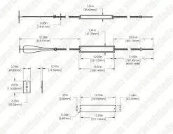 DiodeDrive Emergency Back-Up LED Driver - 20W - 15-55 VDC Output -Lighting Decoration Store dims cced 20w 1555 96chx fc v2
