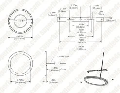 9" LED Downlight - Chrome Magnetic Trim - 18W Flush Mount Ceiling Light - 100W Incandescent Equivalent - Dimmable - 1,440 Lumens - 3000K / 4000K 16 9" LED Downlight - Chrome Magnetic Trim - 18W Flush Mount Ceiling Light - 100W Incandescent Equivalent - Dimmable - 1,440 Lumens - 3000K / 4000K -Lighting Decoration Store dims lprm 30k 40k9 18 2