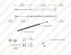Linkable LED Under Cabinet Light Bar - Seamless Connection - 20 Inch - Natural White -Lighting Decoration Store dims lslb nw12