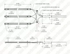 48W LED Magnetic Tube Troffer Retrofit Kit - 2x4 Troffer - 3 Tubes - 4800 Lumens - Dimmable - Natural White -Lighting Decoration Store dims mrkdh4 40k48w 3s