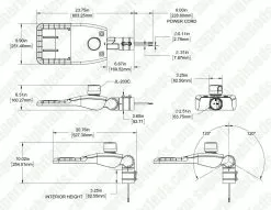 30W LED Street / Roadway Light - 4,100 Lumens - Optional Photocell Sensor - 100W MH Equivalent - 3000K / 4000K - Knuckle Slipfitter Mount -Lighting Decoration Store dims rwla jl 203c